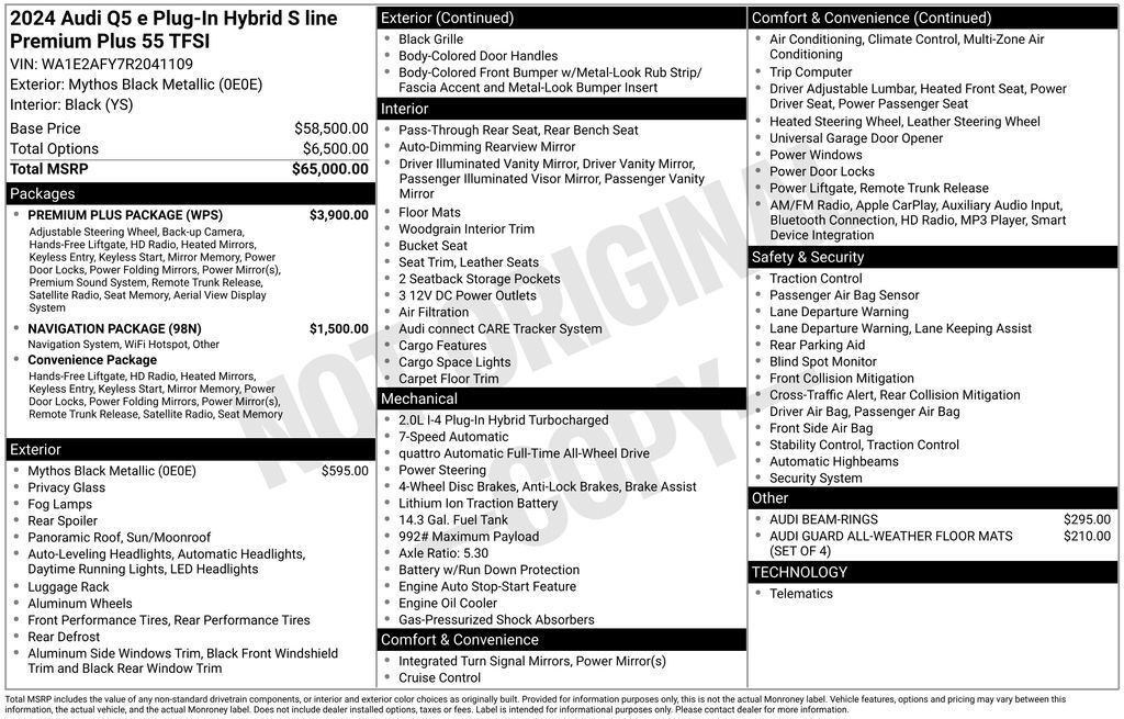 2024 Audi Q5 e 55 Premium Plus Lakeland FL