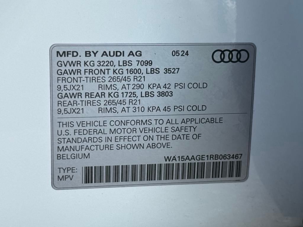 2024 Audi Q8 e-tron Premium Plus Lakeland FL