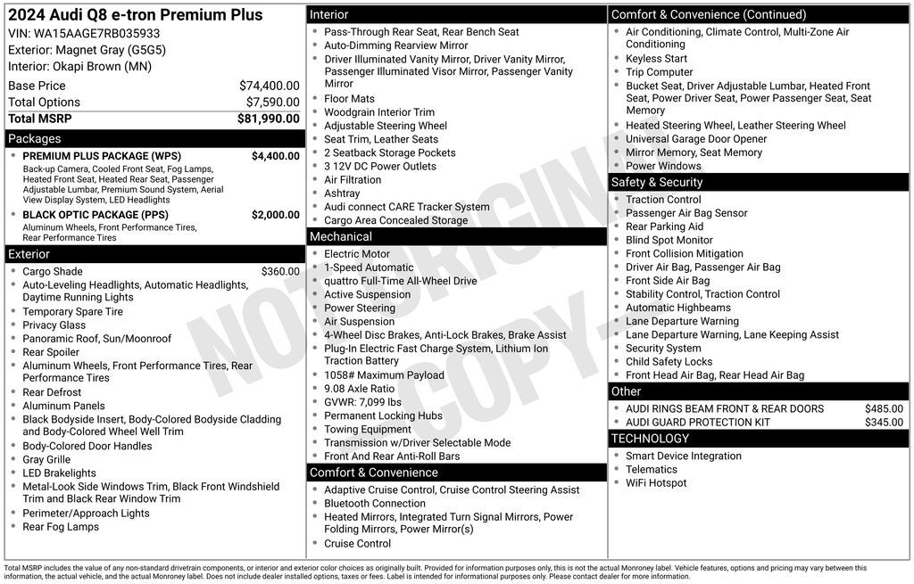 2024 Audi Q8 e-tron Premium Plus Lakeland FL
