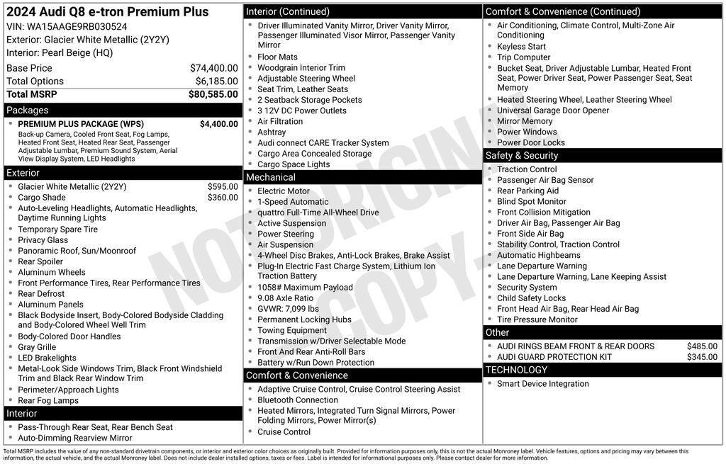 2024 Audi Q8 e-tron Premium Plus Lakeland FL