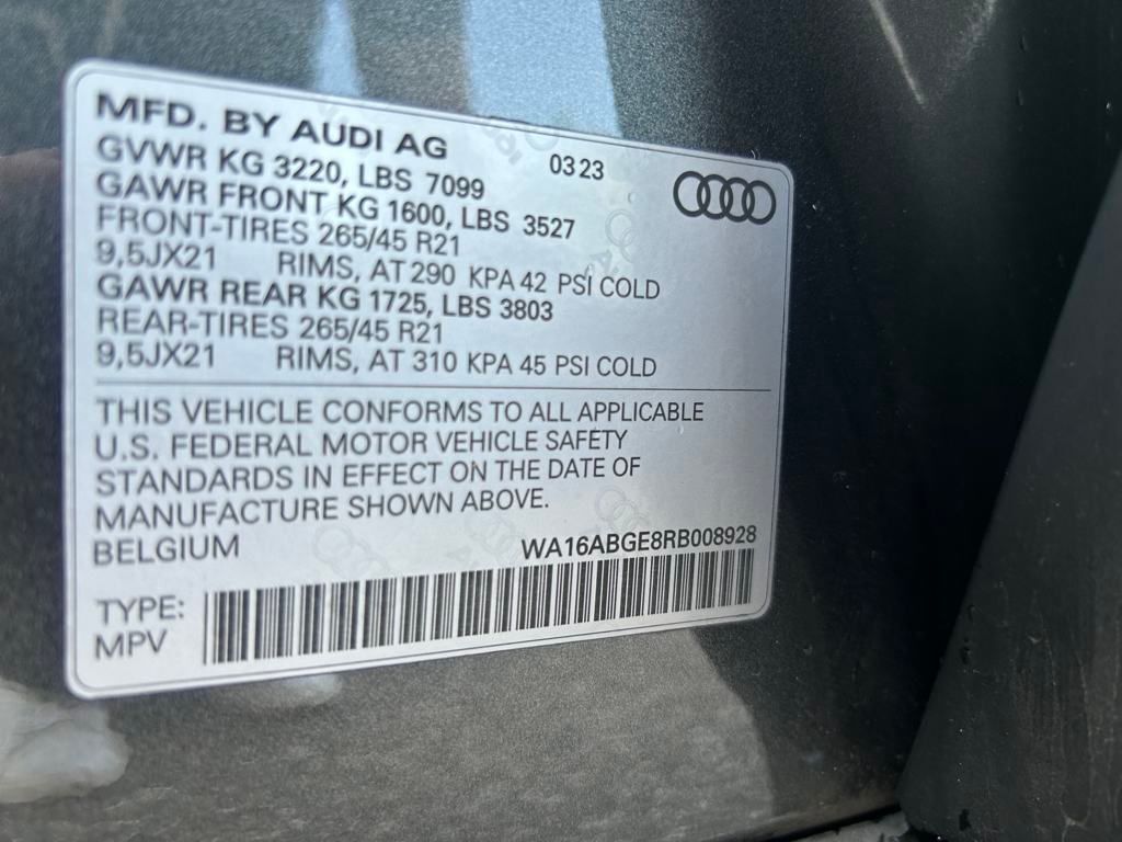 2024 Audi Q8 e-tron Prestige Lakeland FL