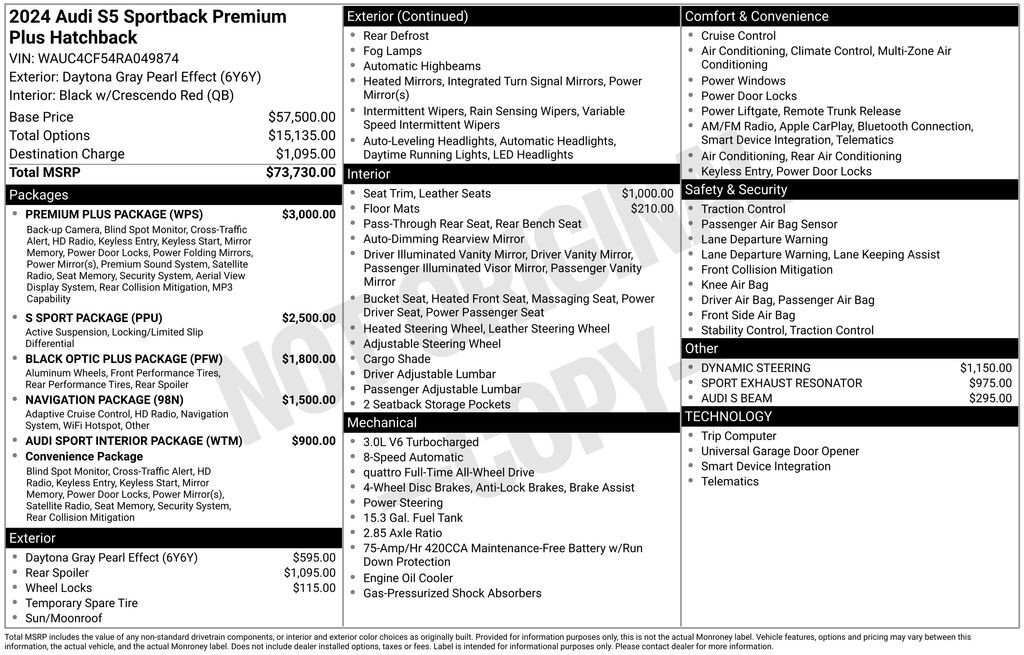 2024 Audi S5 Sportback Premium Plus Lakeland FL