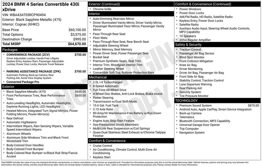 2024 BMW 4 Series 430i xDrive San Clemente CA
