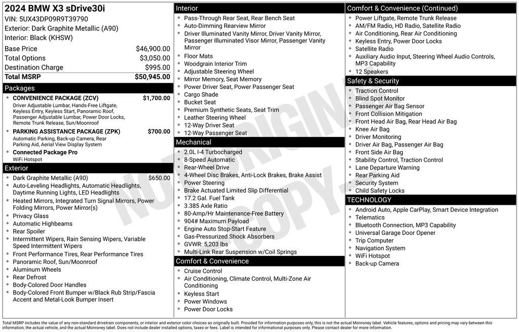2024 BMW X3 sDrive30i Lakeland FL