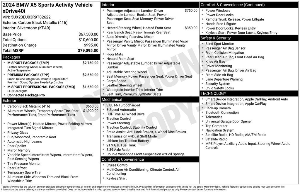 2024 BMW X5 xDrive40i San Clemente CA