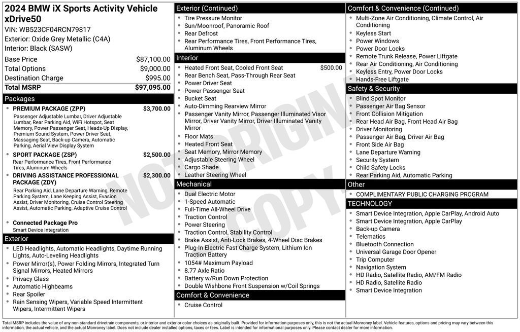2024 BMW iX xDrive50 San Clemente CA