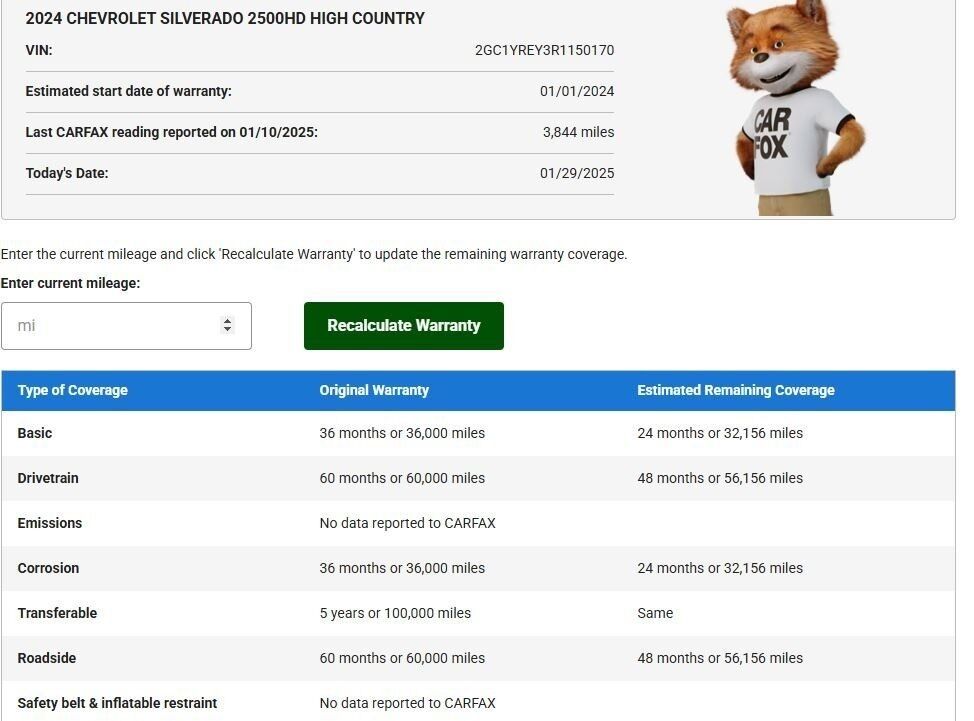 2024 Chevrolet Silverado 2500HD 4x4 Crew Cab High Country Fond du Lac WI