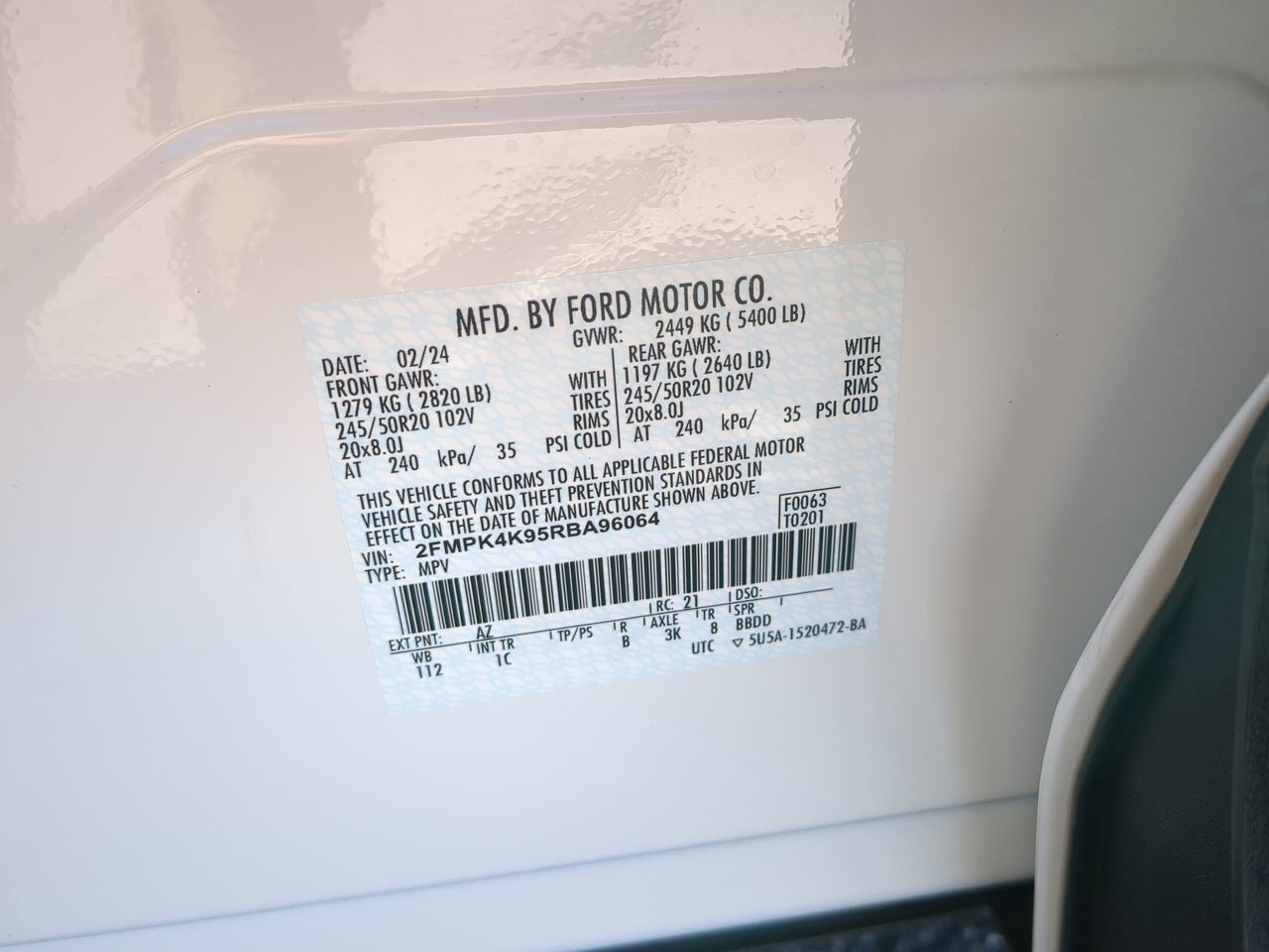 2024 Ford Edge Titanium Appleton WI