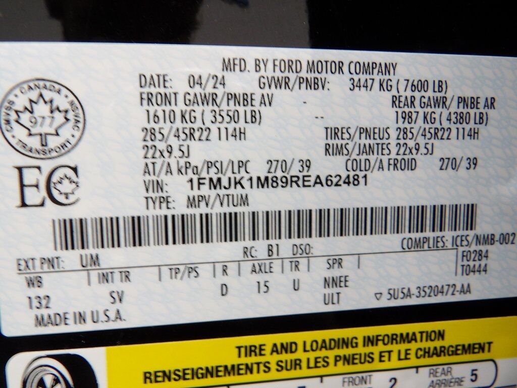 2024 Ford Expedition Max Platinum 4WD Fond du Lac WI 2024 Ford Expedition Max Platinum 4WD Fond du Lac WI