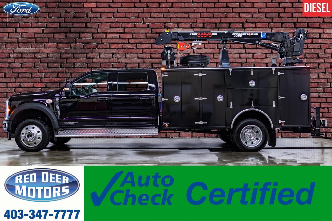 2024 Ford F-550 4x4 Crew Cab Lariat Mechanics Box Diesel VMac Red Deer AB 2024 Ford F-550 4x4 Crew Cab Lariat Mechanics Box Diesel VMac Red Deer AB