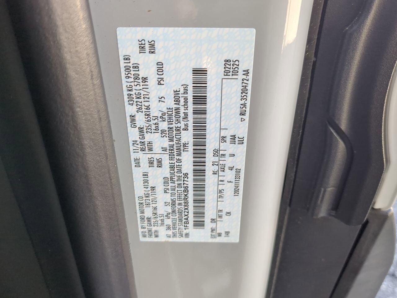 2024 Ford Transit Passenger Wagon XLT Appleton WI