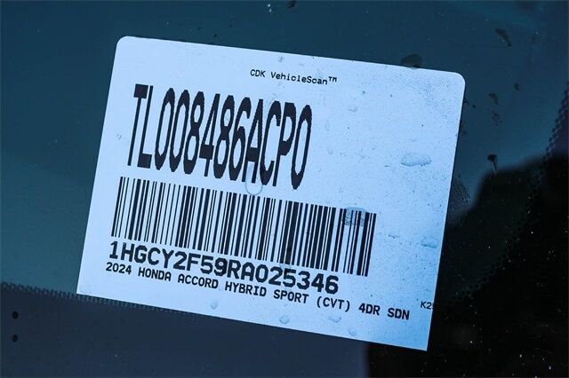 2024 Honda Accord Hybrid Sport El Monte CA 2024 Honda Accord Hybrid Sport El Monte CA