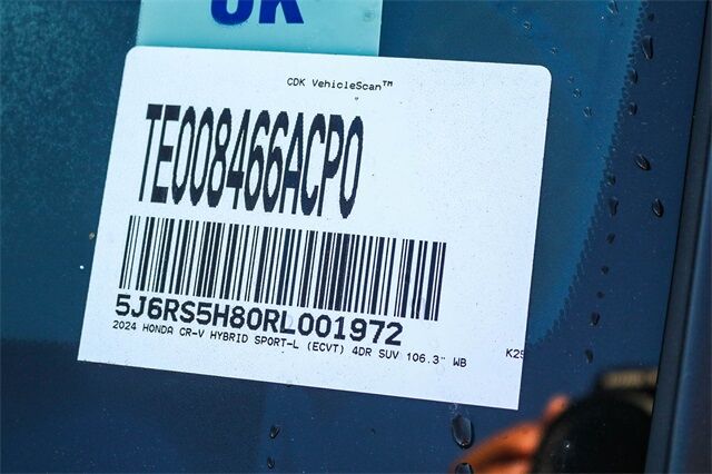 2024 Honda CR-V Hybrid Sport-L El Monte CA 2024 Honda CR-V Hybrid Sport-L El Monte CA