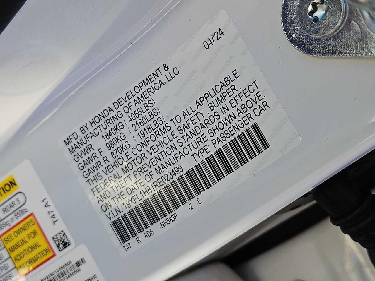 2024 Honda Civic Hatchback Sport Touring Irving TX 2024 Honda Civic Hatchback Sport Touring Irving TX