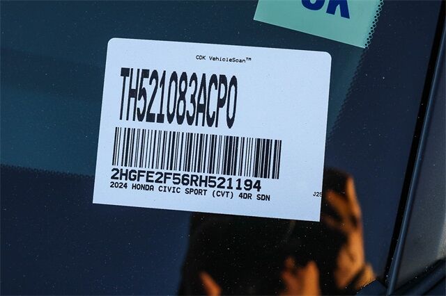 2024 Honda Civic Sport El Monte CA 2024 Honda Civic Sport El Monte CA