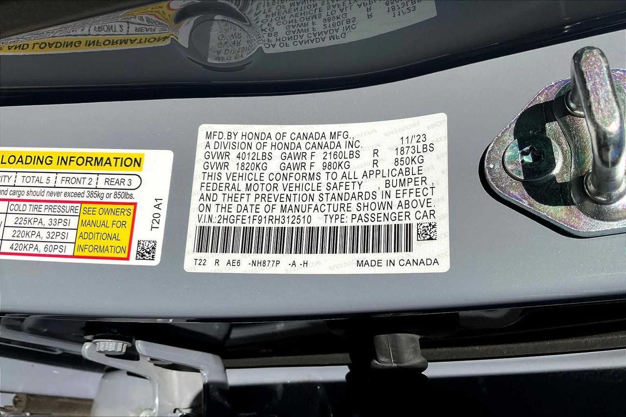 2024 Honda Civic Touring Roseville CA