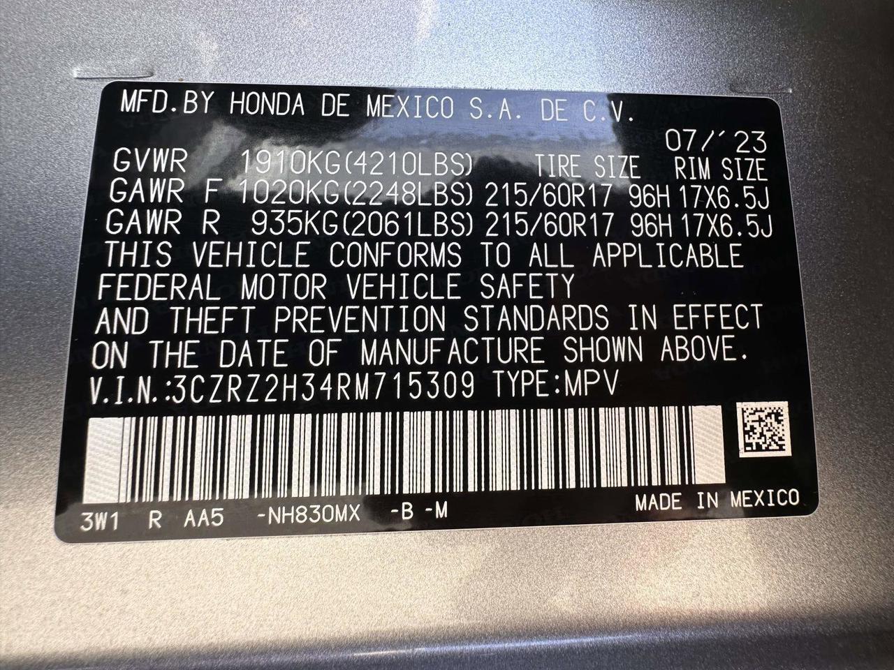 2024 Honda HR-V LX San Clemente CA