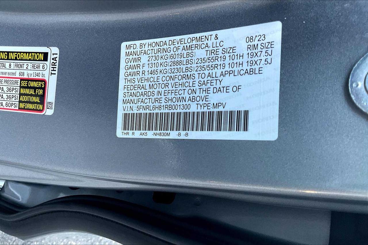 2024 Honda Odyssey Touring Roseville CA