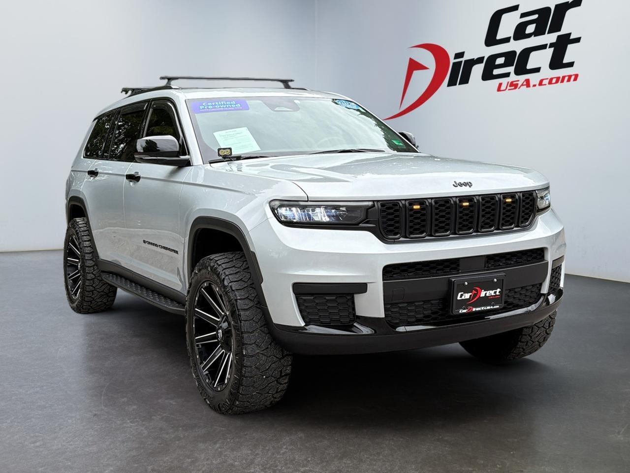 2024 Jeep Grand Cherokee L Altitude X, SUNROOF, REMOTE KEYLESS START, RUNNING BOARDS, BLIND SPOT ALERT, LANE KEEP ASSIST, CUSTOM FUEL WHEELS, POWER LIFTGATE, 360 BACKUP CAMERA, 3RD ROW SEATING, APPLE CARPLAY/ANDROID AUTO, ONLY 15K MILES, 1 OWNER, RIDE GRAND IN THIS JEEP! Virginia Beach VA 2024 Jeep Grand Cherokee L Altitude X, SUNROOF, REMOTE KEYLESS START, RUNNING BOARDS, BLIND SPOT ALERT, LANE KEEP ASSIST, CUSTOM FUEL WHEELS, POWER LIFTGATE, 360 BACKUP CAMERA, 3RD ROW SEATING, APPLE CARPLAY/ANDROID AUTO, ONLY 15K MILES, 1 OWNER, RIDE GRAND IN THIS JEEP! Virginia Beach VA