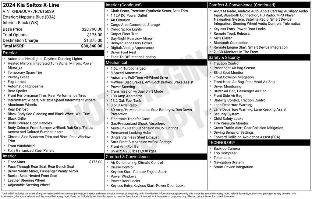 2024 Kia Seltos X-Line Lakeland FL