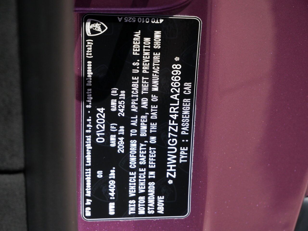 2024 Lamborghini Huracan Sterrato Base Base Lawrence KS