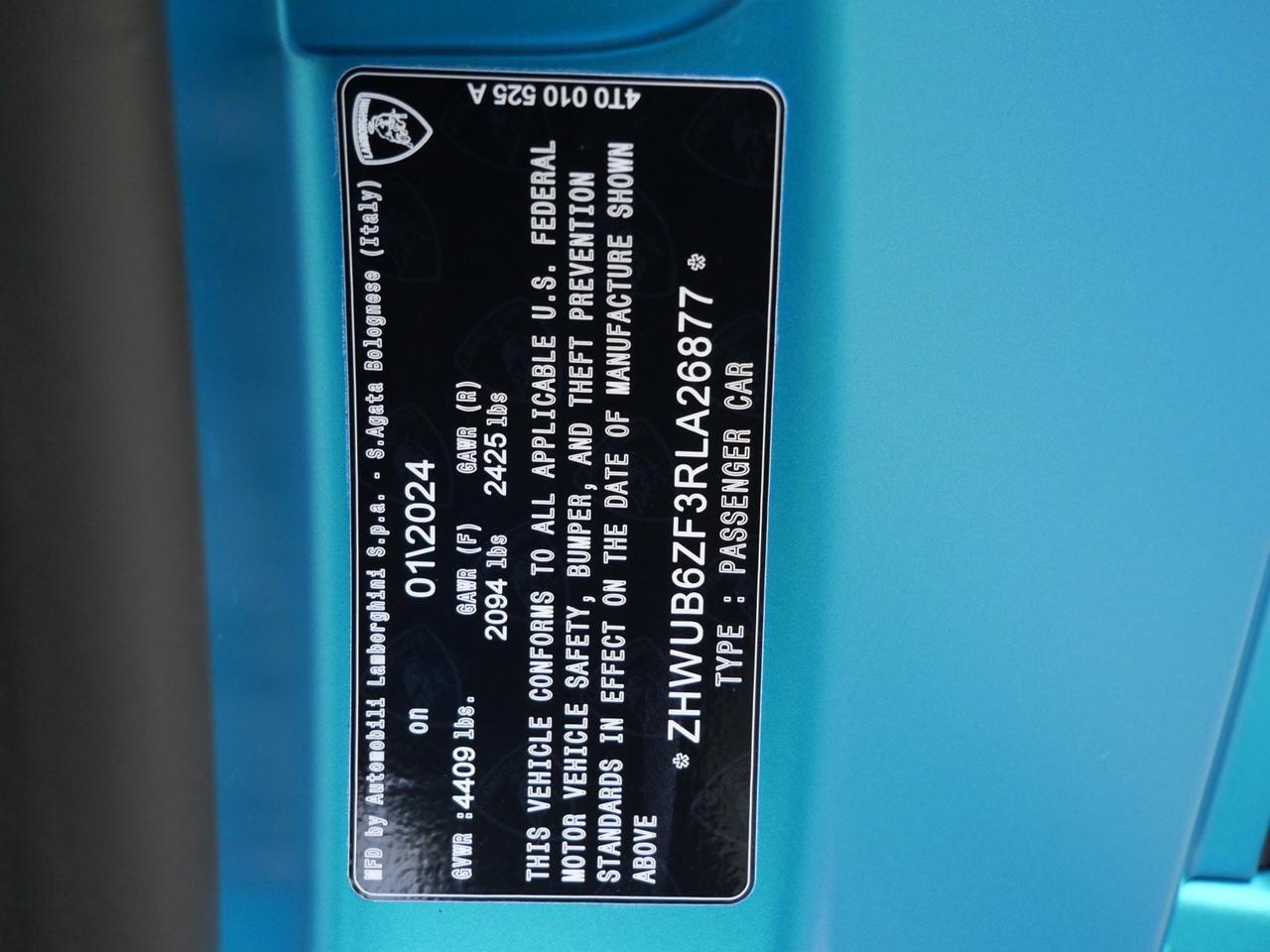 2024 Lamborghini Huracan Tecnica Base Base Lawrence KS