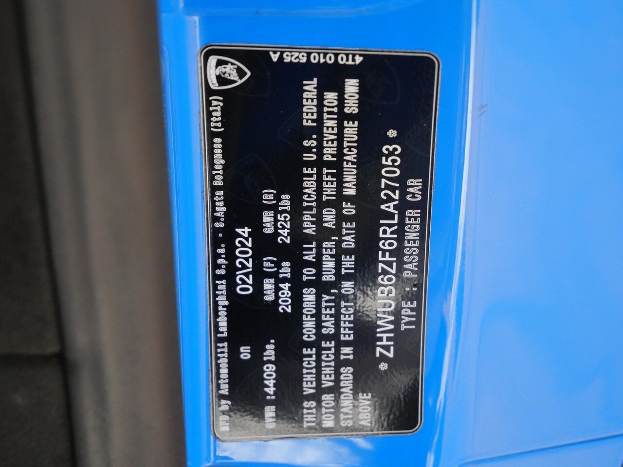 2024 Lamborghini Huracan Tecnica Base Base Lawrence KS