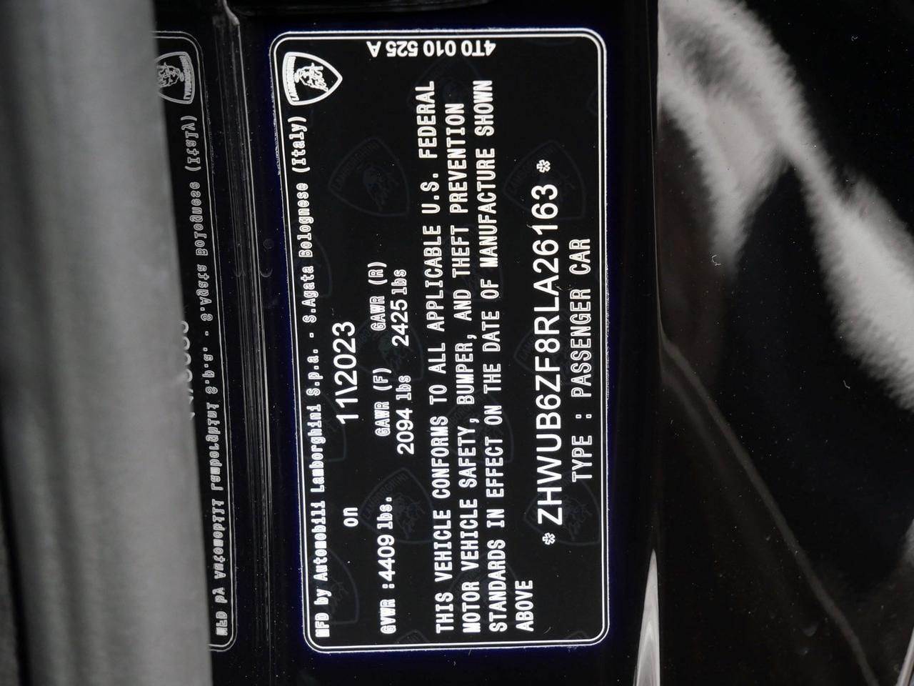 2024 Lamborghini Huracan Tecnica Base Base Lawrence KS