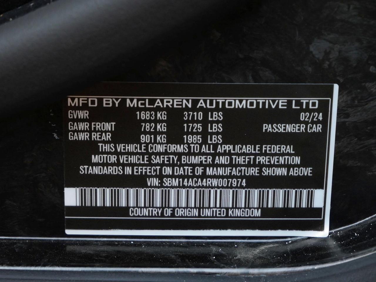 2024 McLaren 750S Performance Performance Lawrence KS