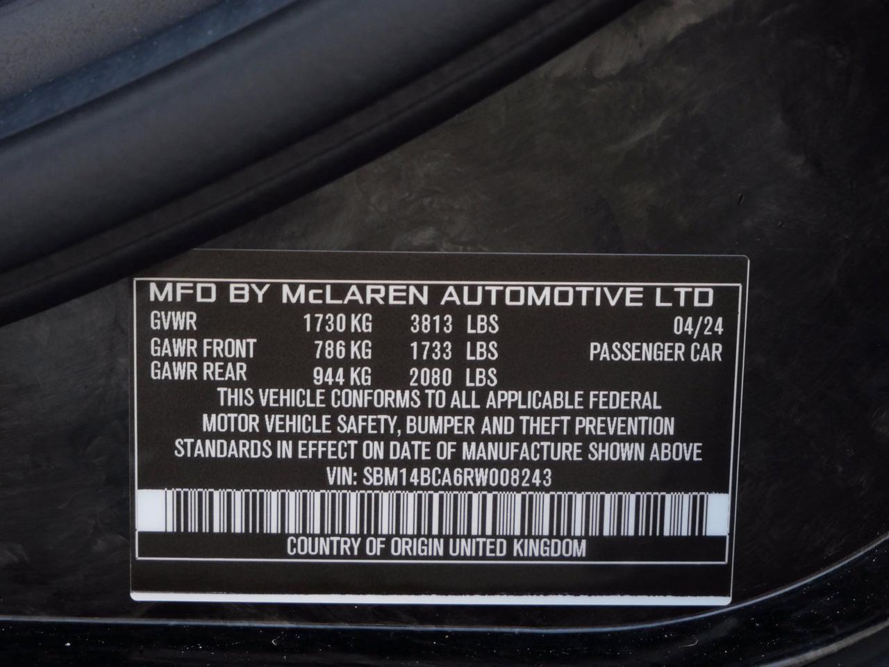 2024 McLaren 750S Performance Performance Lawrence KS