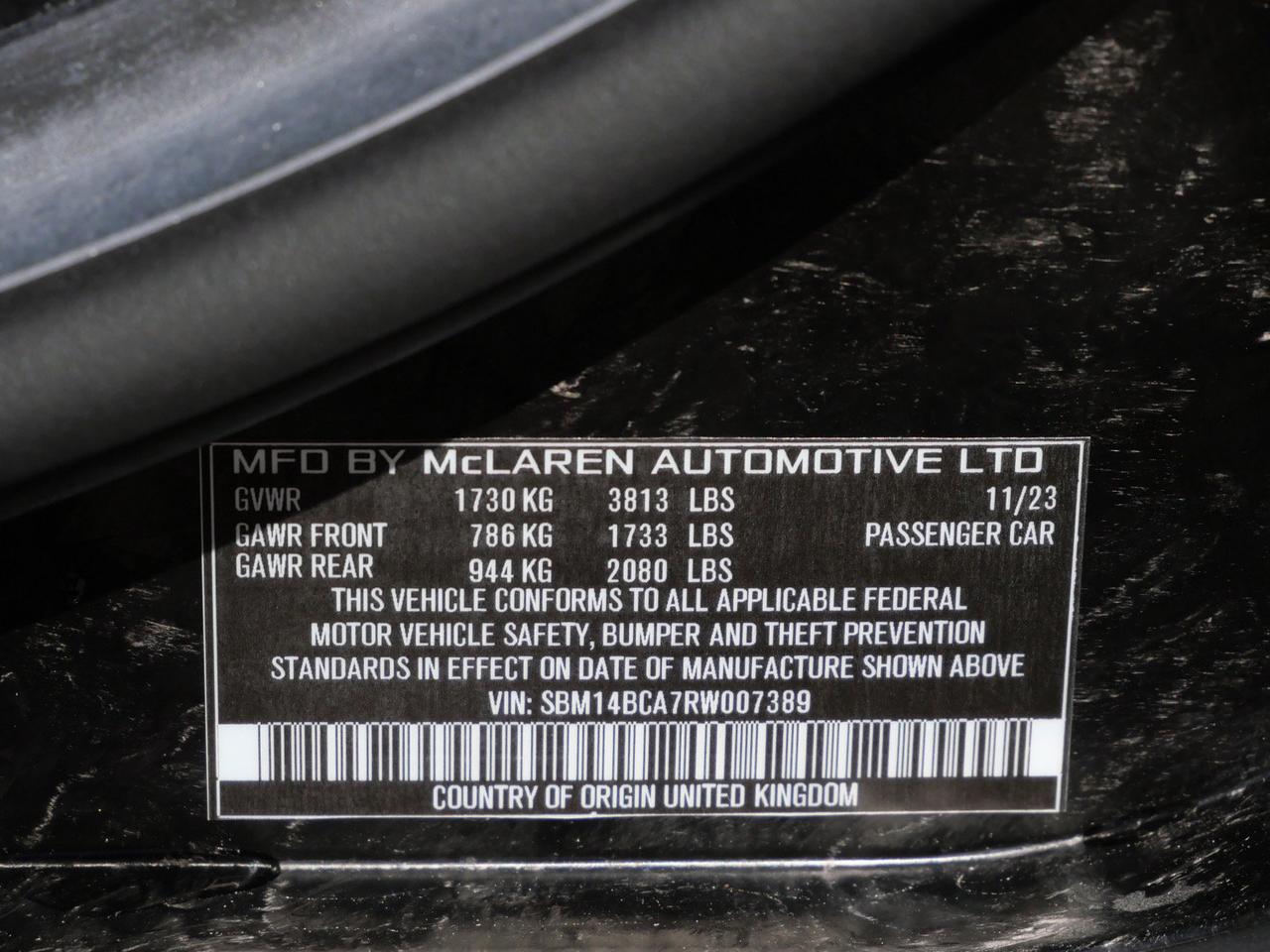 2024 McLaren 750S Performance Performance Lawrence KS