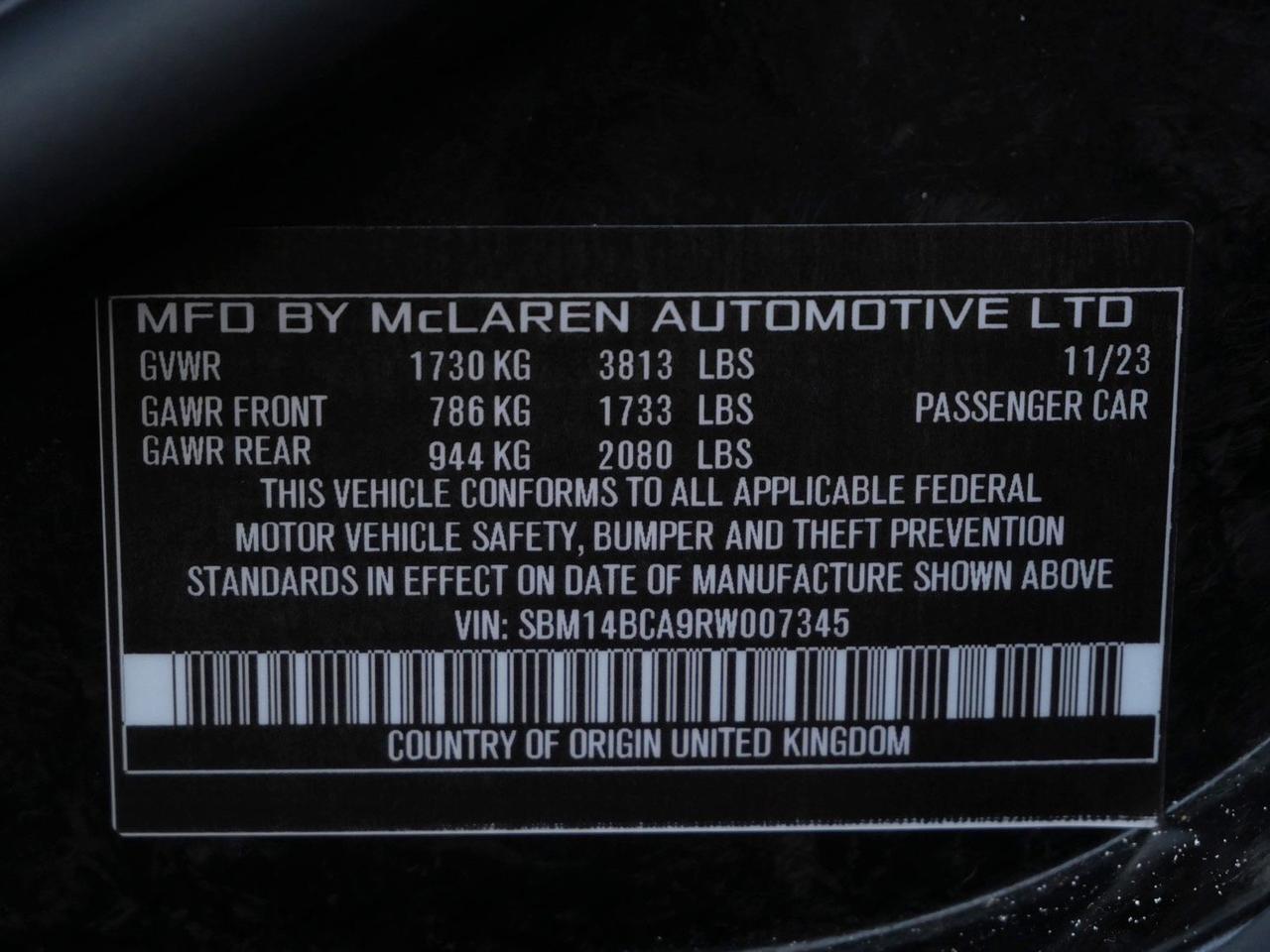 2024 McLaren 750S Performance Performance Lawrence KS