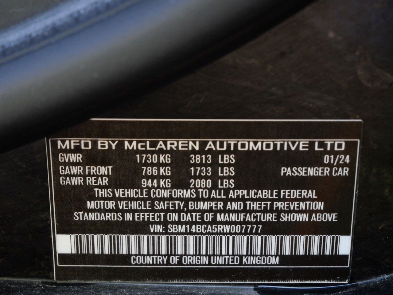 2024 McLaren 750S Spider Spider Lawrence KS