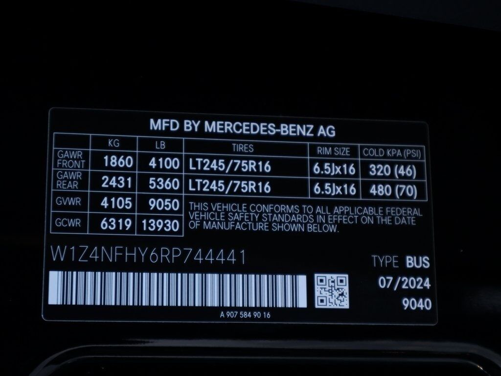 2024 Mercedes-Benz Sprinter 2500 Passenger 144 WB San Clemente CA