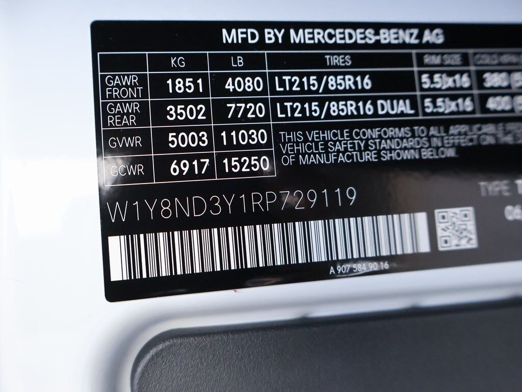 2024 Mercedes-Benz Sprinter 3500 Cargo 170 WB Extended San Clemente CA