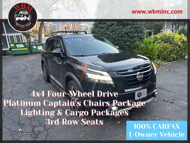 2024 Nissan Pathfinder Platinum AWD w/ Platinum Captain Chairs Package 2024 Nissan Pathfinder Platinum AWD w/ Platinum Captain Chairs Package