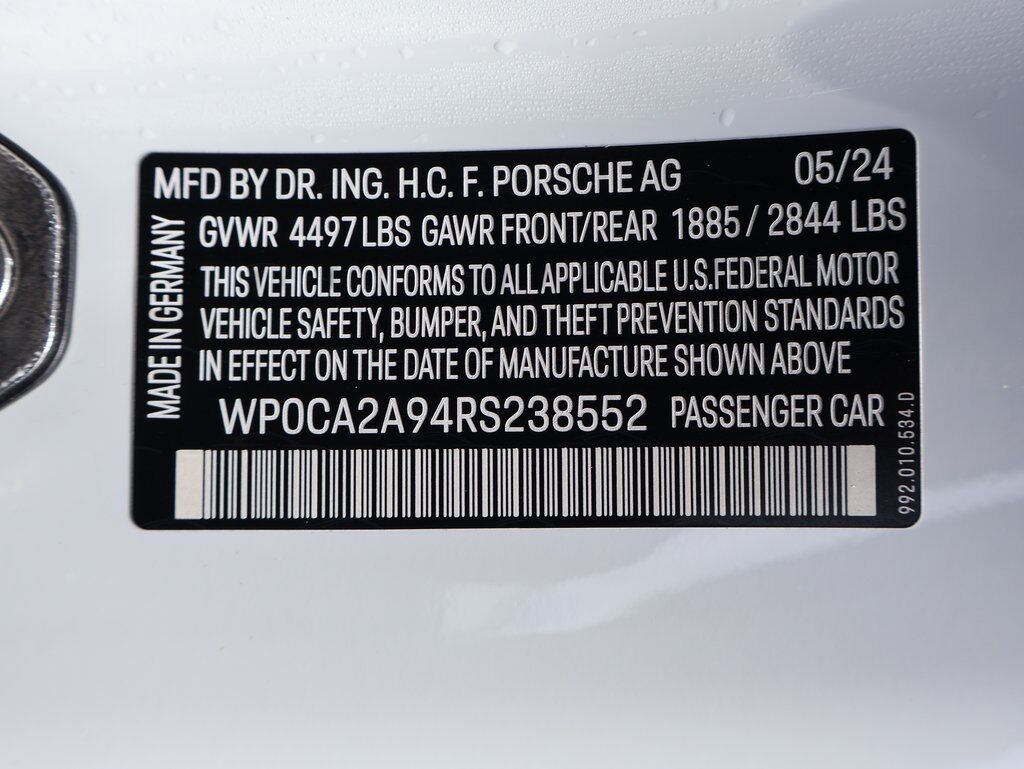 2024 Porsche 911 Carrera 4 San Clemente CA