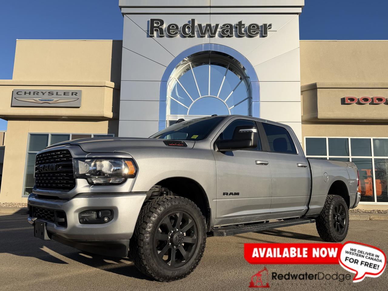 2024 Ram 2500 Big Horn Crew Cab 4x4 | Low KMs | HEMI V8 | NAV | Heated Seats | Remote Start | Backup Camera Redwater AB 2024 Ram 2500 Big Horn Crew Cab 4x4 | Low KMs | HEMI V8 | NAV | Heated Seats | Remote Start | Backup Camera Redwater AB