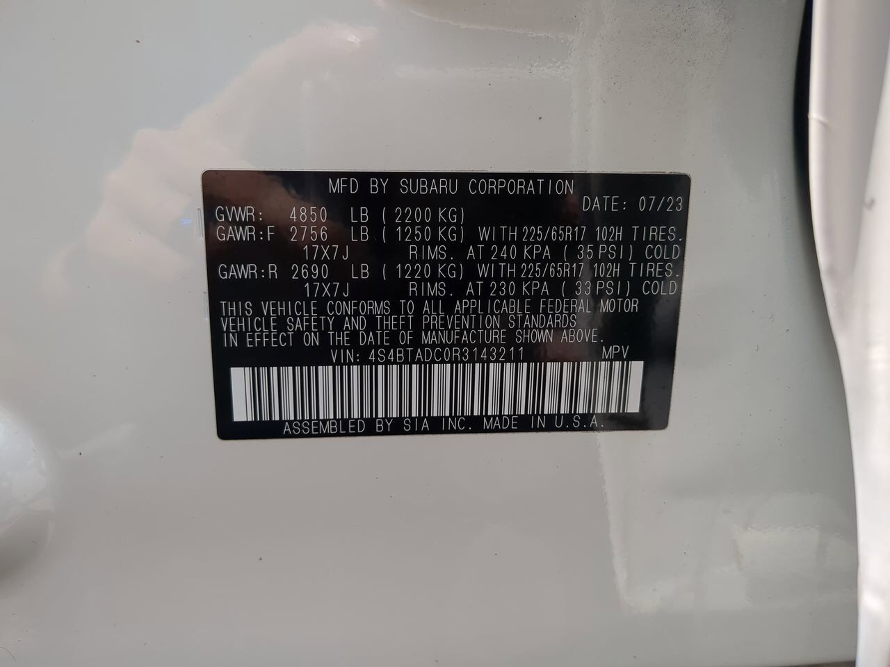 2024 Subaru Outback Premium Appleton WI