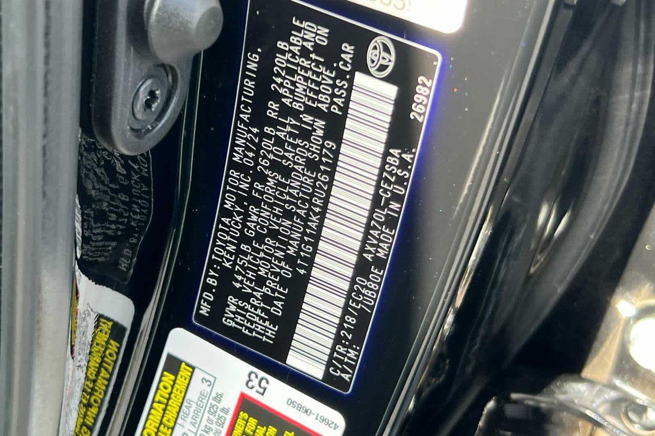 2024 Toyota Camry SE Nightshade Roseville CA
