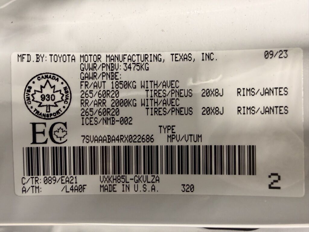 2024 Toyota Sequoia Limited 4WD Minocqua WI 2024 Toyota Sequoia Limited 4WD Minocqua WI