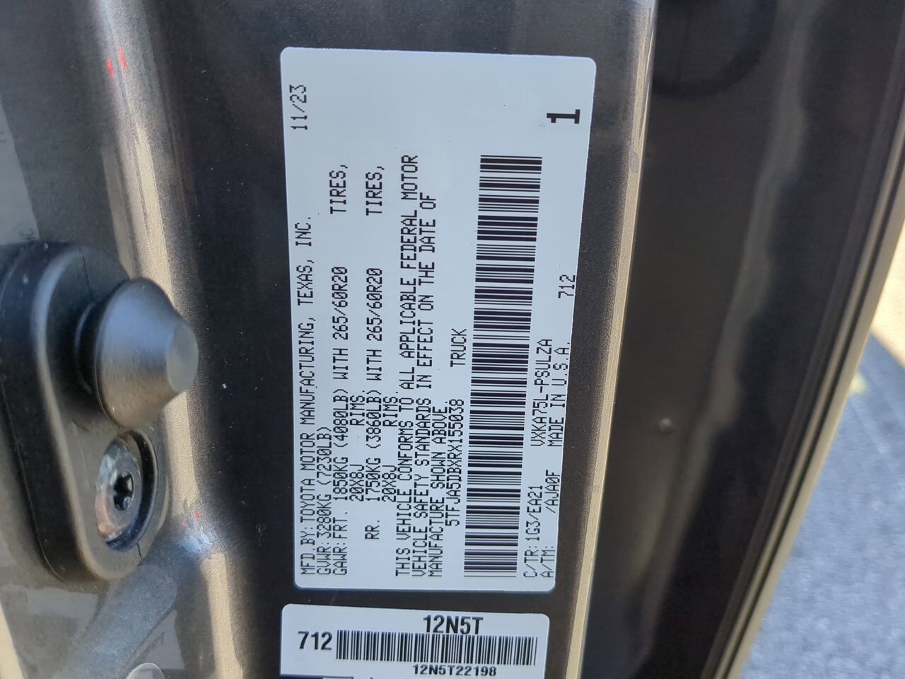 2024 Toyota Tundra 4WD Limited Appleton WI