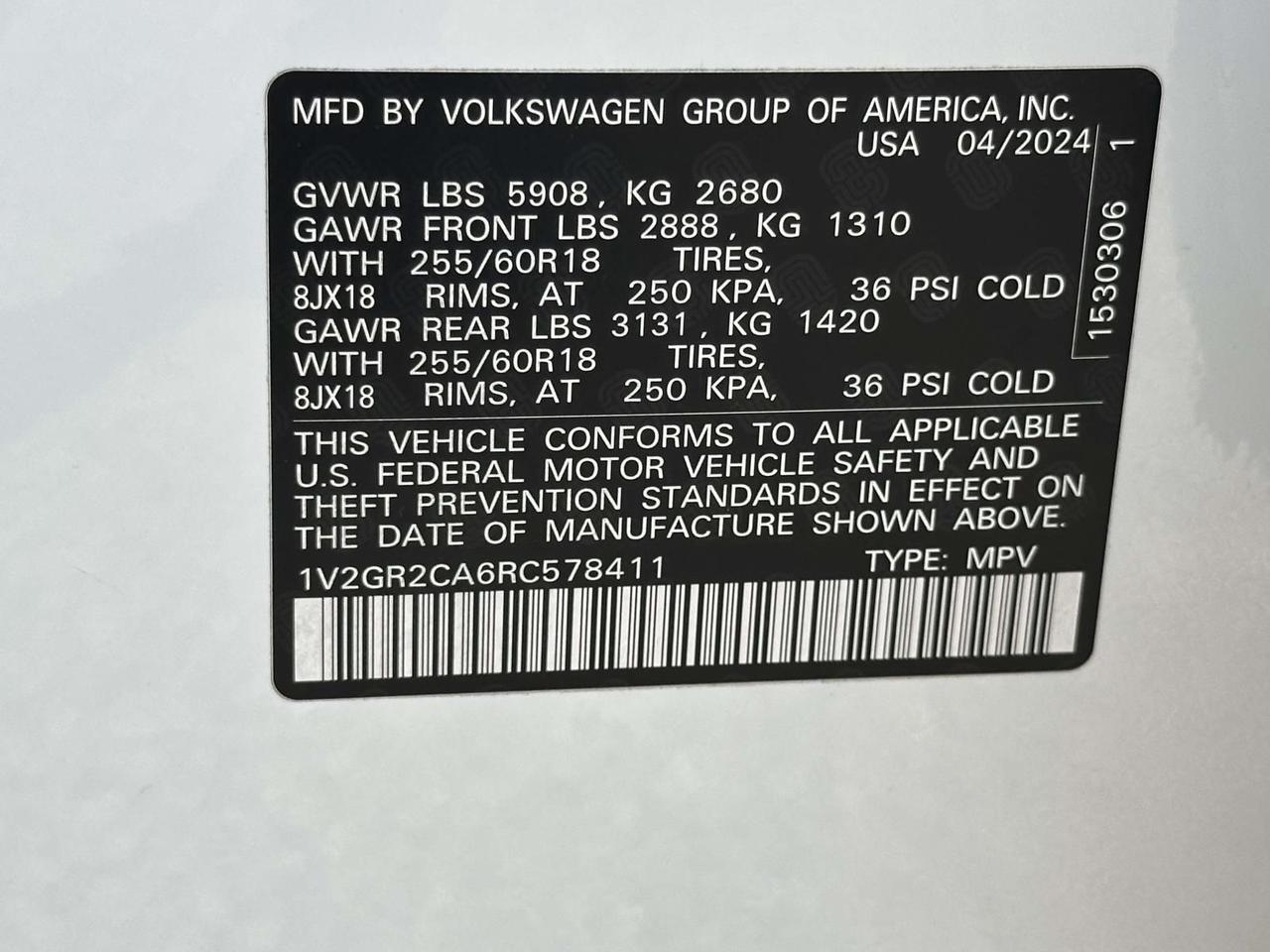 2024 Volkswagen Atlas 2.0T Peak Edition SEL Woodbridge VA