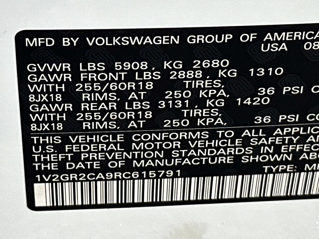 2024 Volkswagen Atlas 2.0T Peak Edition SEL Woodbridge VA