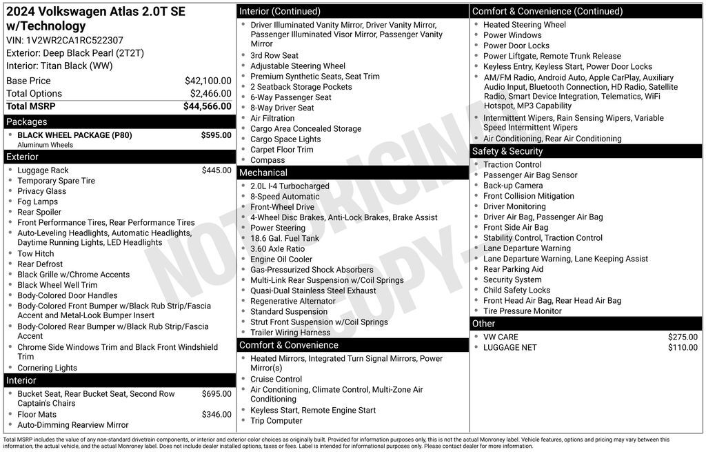 2024 Volkswagen Atlas 2.0T SE w/Technology San Clemente CA