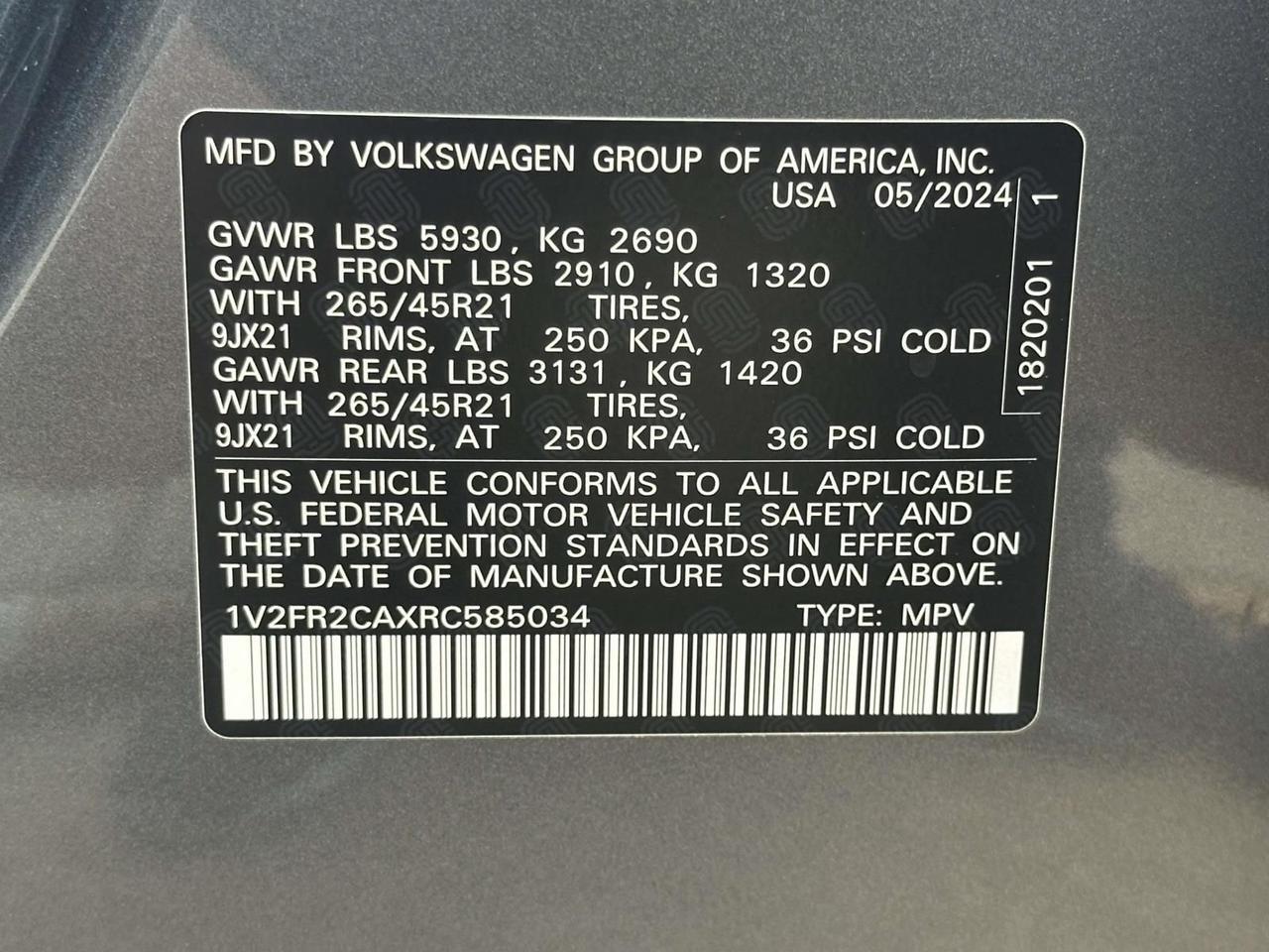 2024 Volkswagen Atlas 2.0T SEL Premium R-Line Woodbridge VA