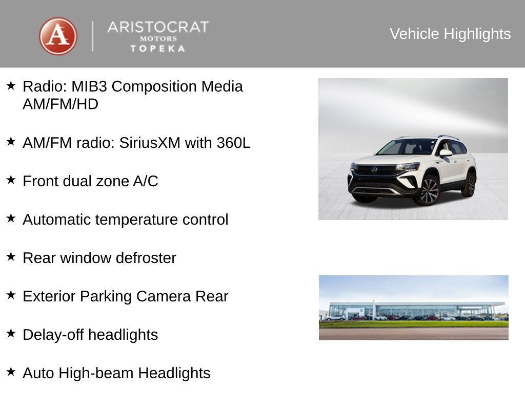 2024 Volkswagen Taos 1.5T SE