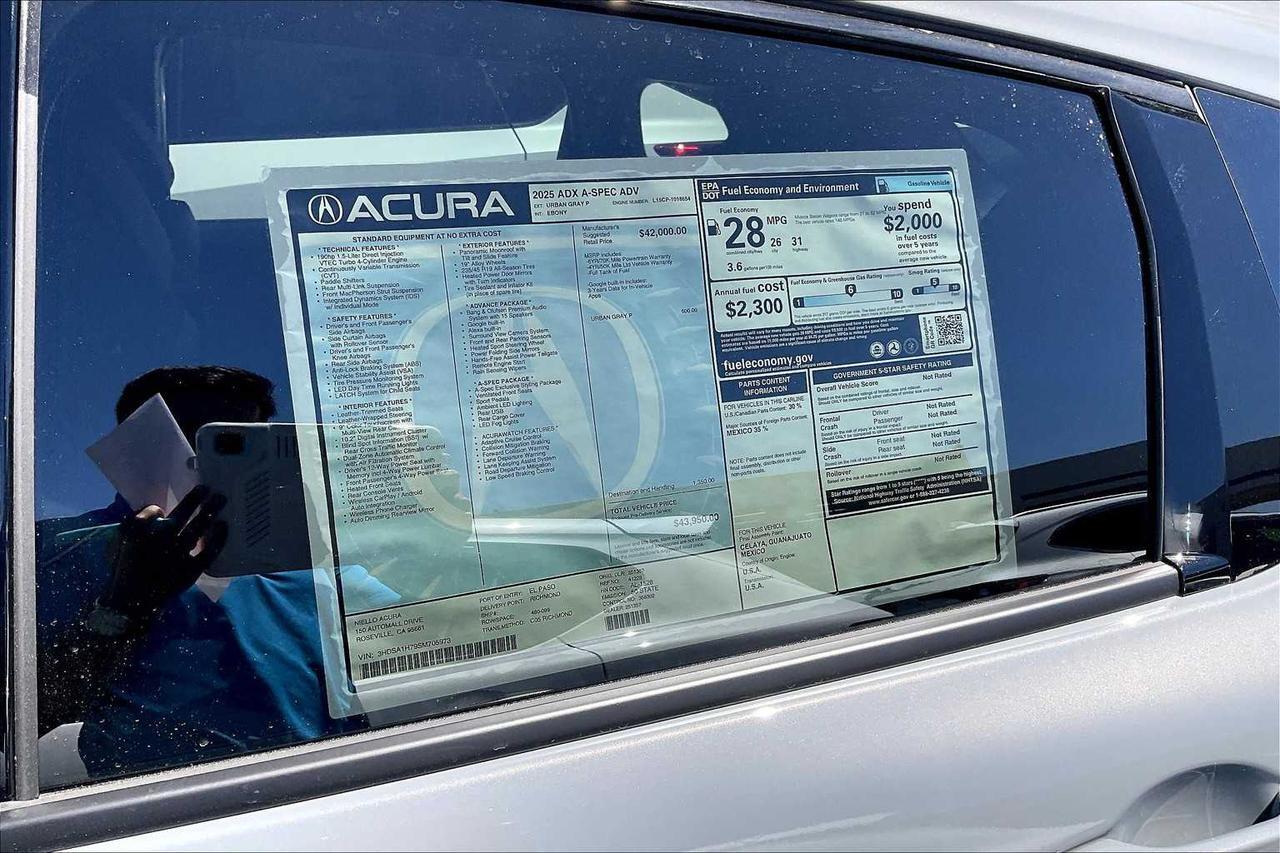 2025 Acura ADX w/A-Spec Advance Package Roseville CA