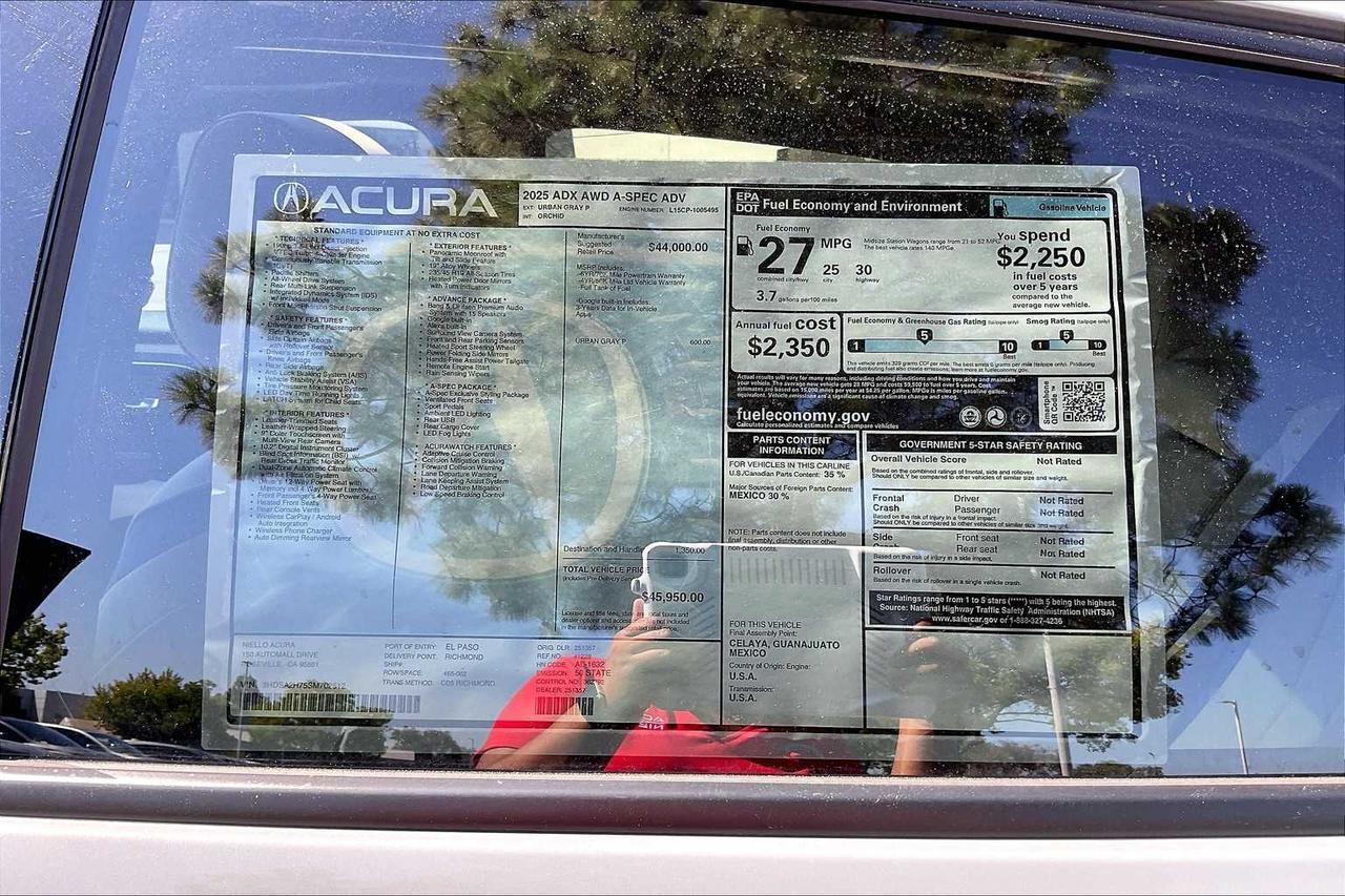 2025 Acura ADX w/A-Spec Advance Package Roseville CA