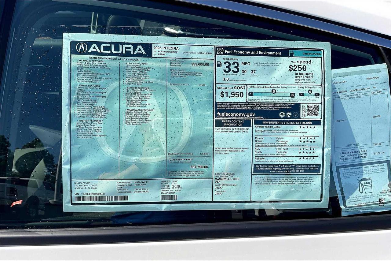 2025 Acura Integra Roseville CA